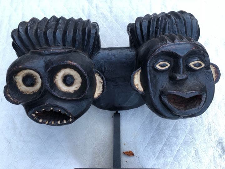 アフリカ カメルーン バミレケ族仮面