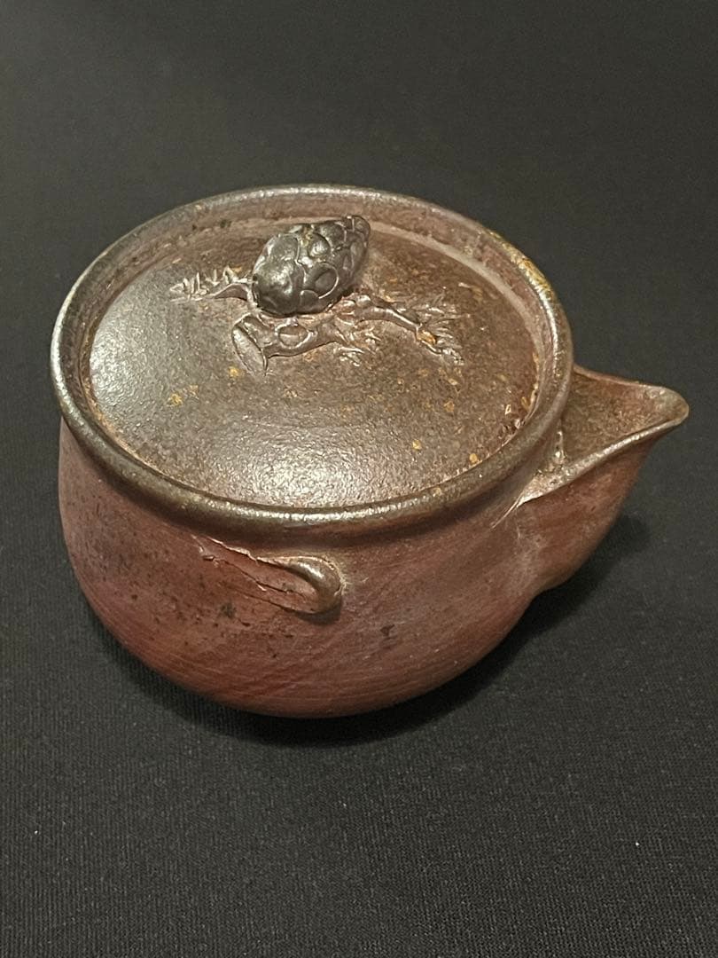 希少 古美術 備前焼　作家 竹村永楽 宝瓶　急須　茶器　茶道具