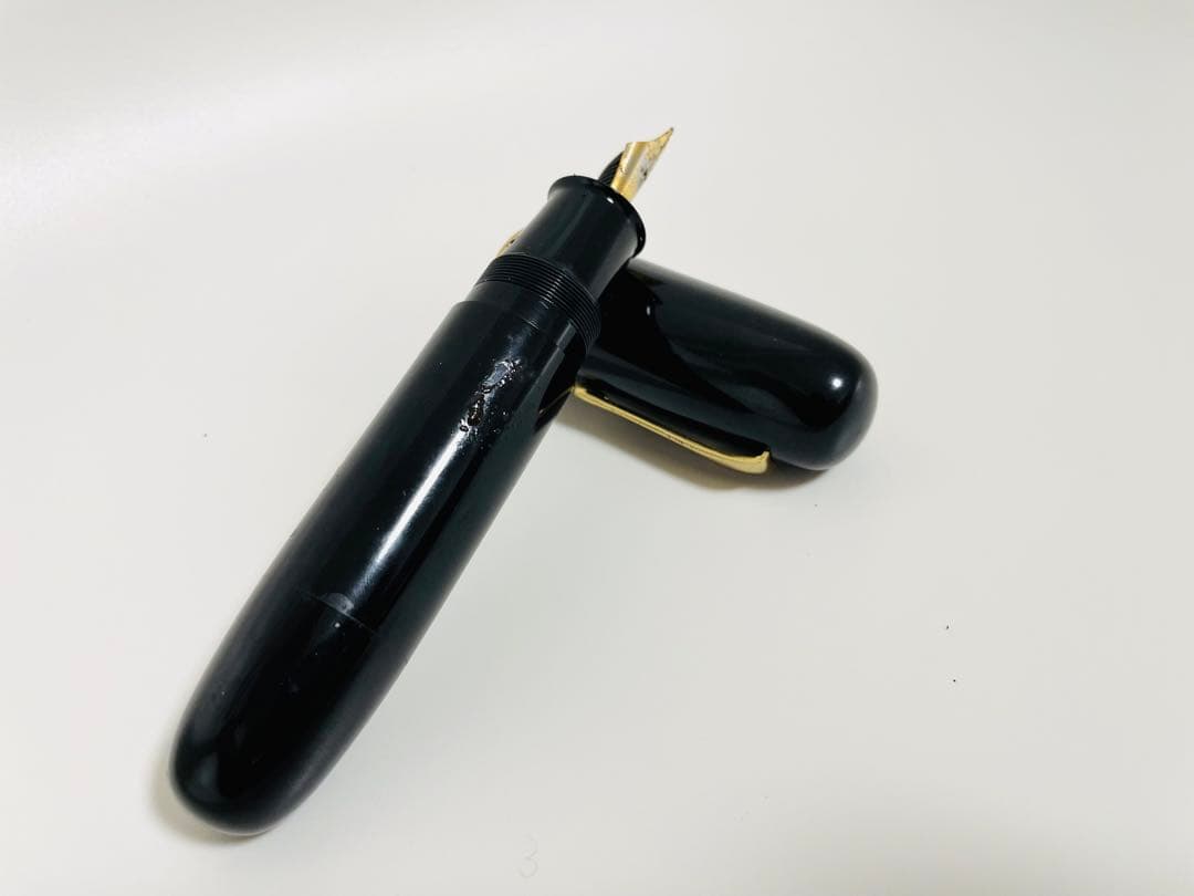 お値下げ/NEW CLIP超極太万年筆ヴィンテージ　レトロアンティーク貴重品レア