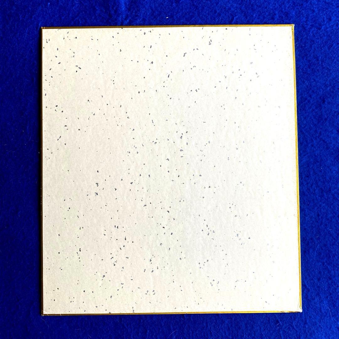 昭和アイドル　山口百恵　直筆サイン　色紙　写真付