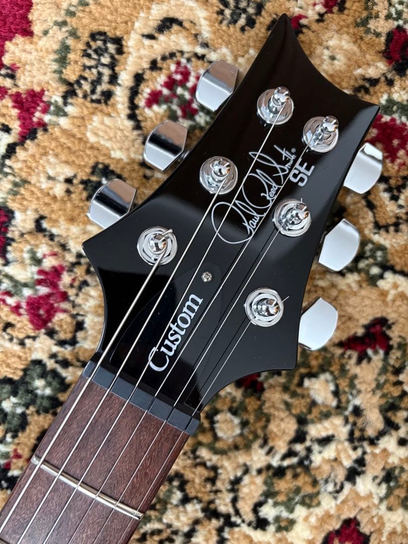 ギター mamePRS SE Custom24 Chacoal Burst