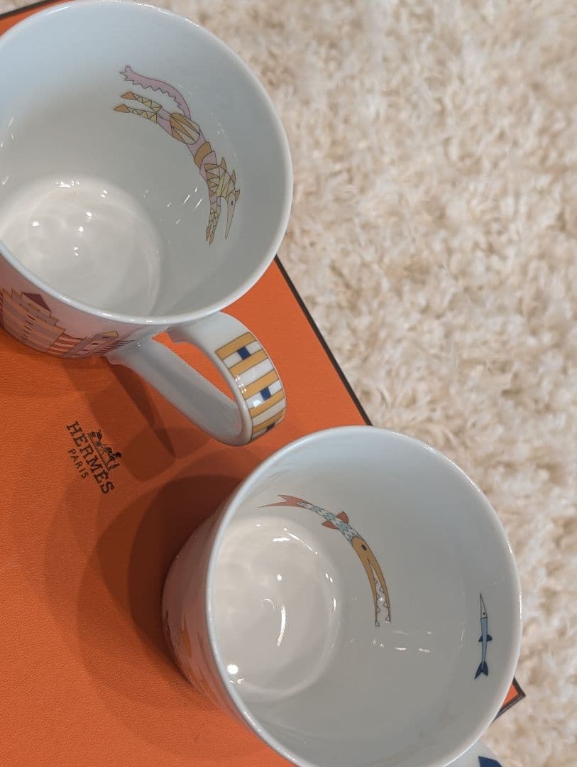エルメス　ペア　マグカップ　エポペ　新品未使用品