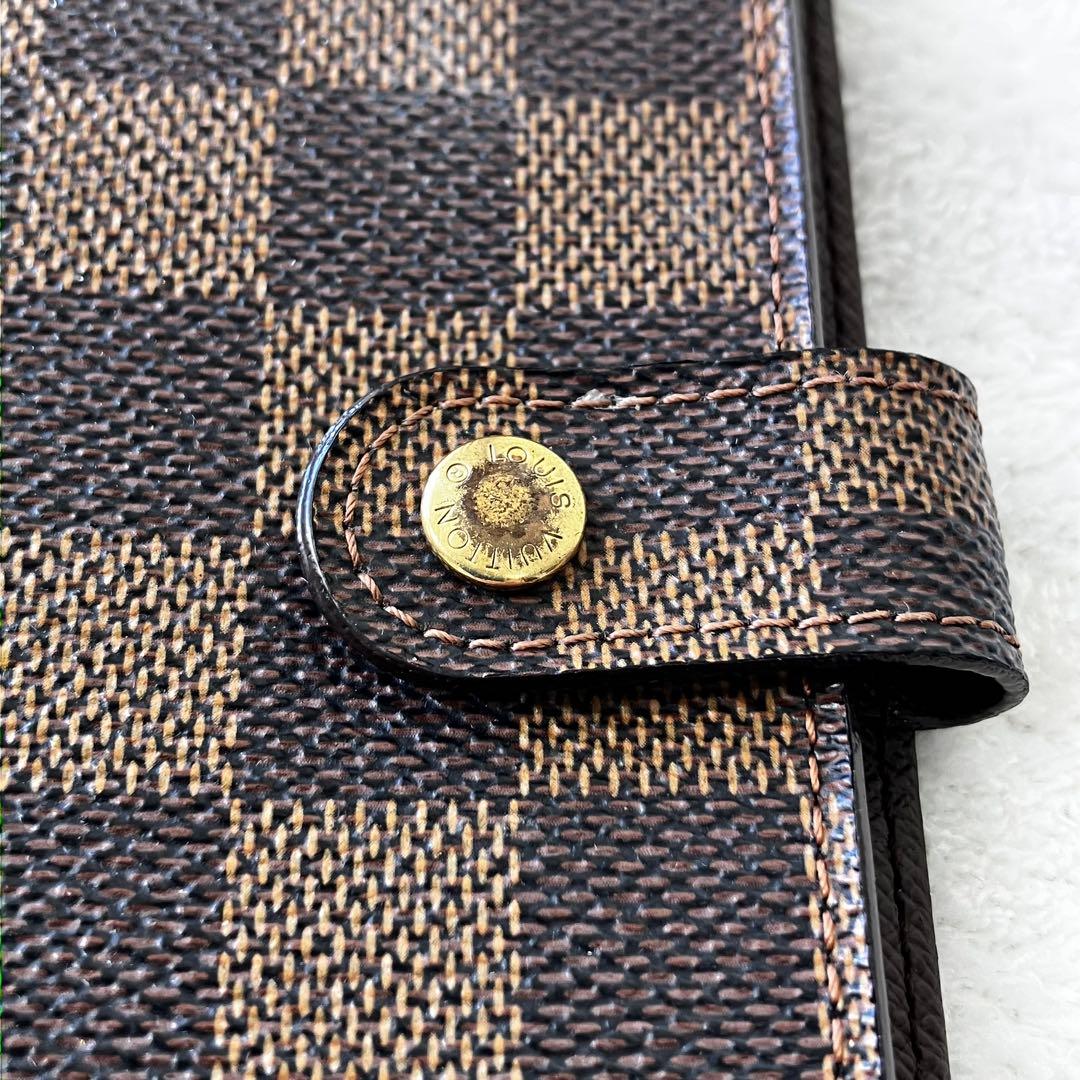 ★美品★ルイヴィトン　アジェンダPM ダミエエベヌ　手帳カバー　スケジュール帳