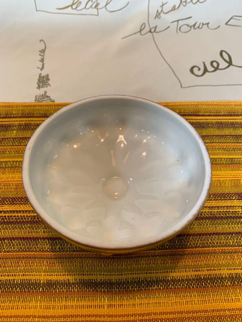 フランス製　アンティーク　リモージュ焼きの金彩とフルーツ花柄が素晴らしい蓋物！