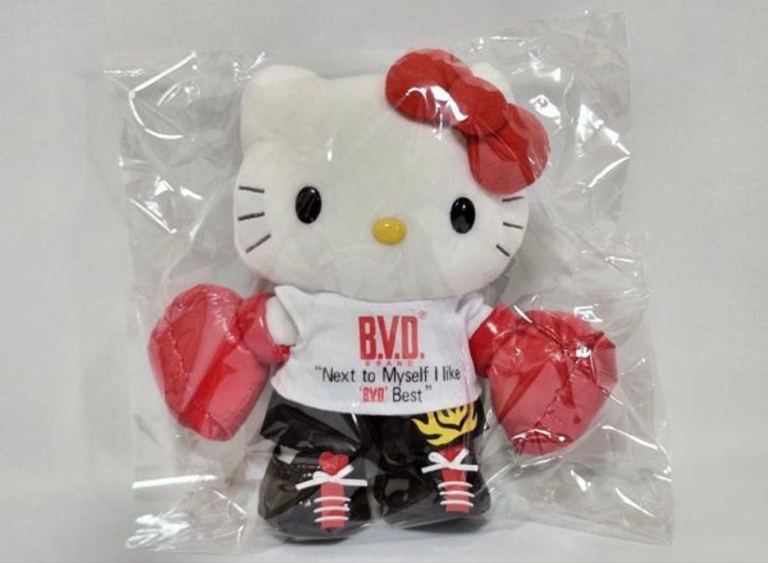 激レア☆ハローキティ ボクシンググローブ付き ぬいぐるみ