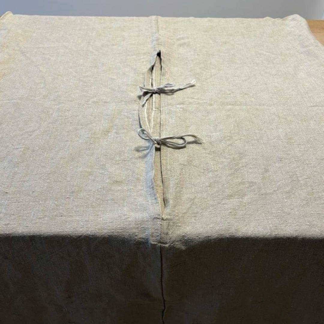 フランス　アンティーク　リネン　カバー　フランス軍用品