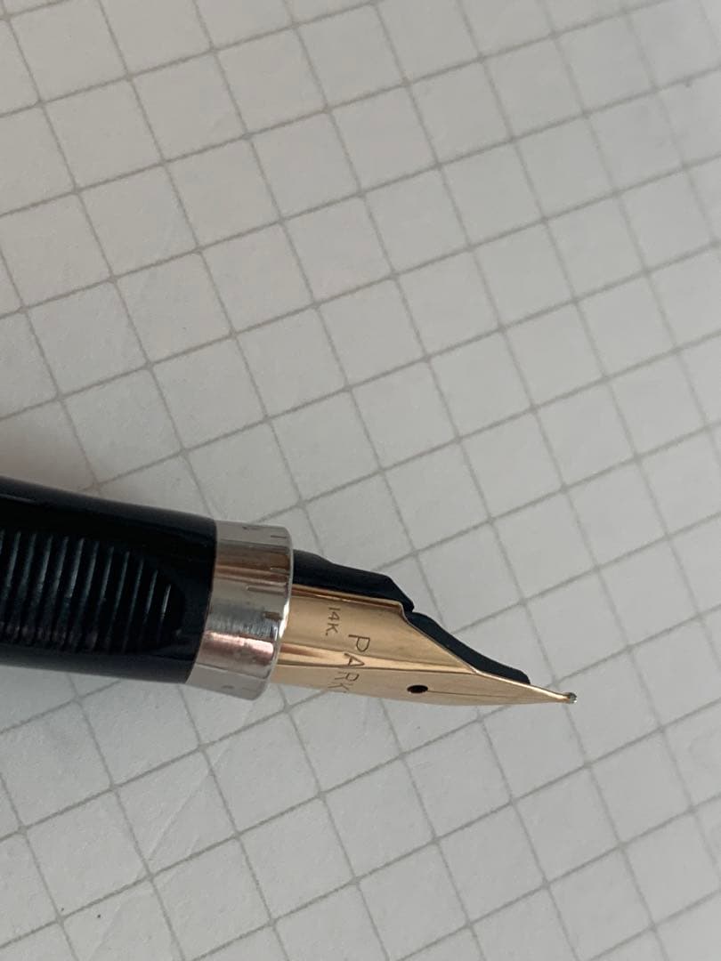 PARKER 75 初期万年筆とボールペンのセット　スターリングシルバー