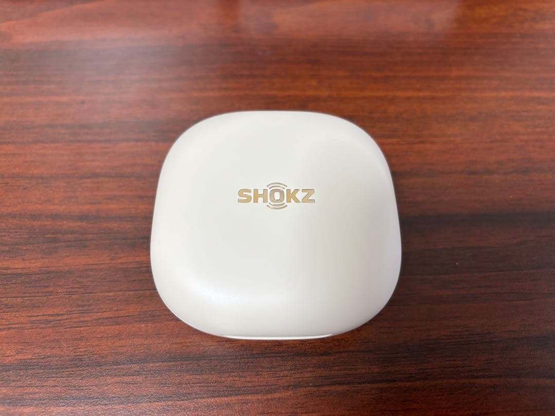 【美品】SHOKZ OPENFIT 2 ワイヤレスイヤホン ホワイト