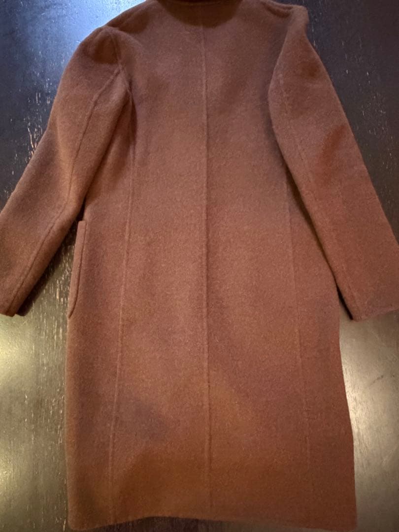 MaxMara ブラウン チェスターコート