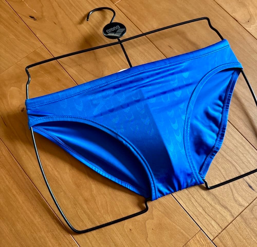 【美品】SPEEDO アクアブレードⅡ　ダイナカット　ブルー　ウロコ　競パン