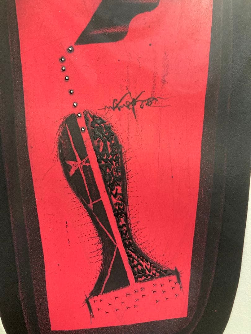 【真作保証】深沢幸雄「私がいる」1968年 銅版画 直筆サイン 版画