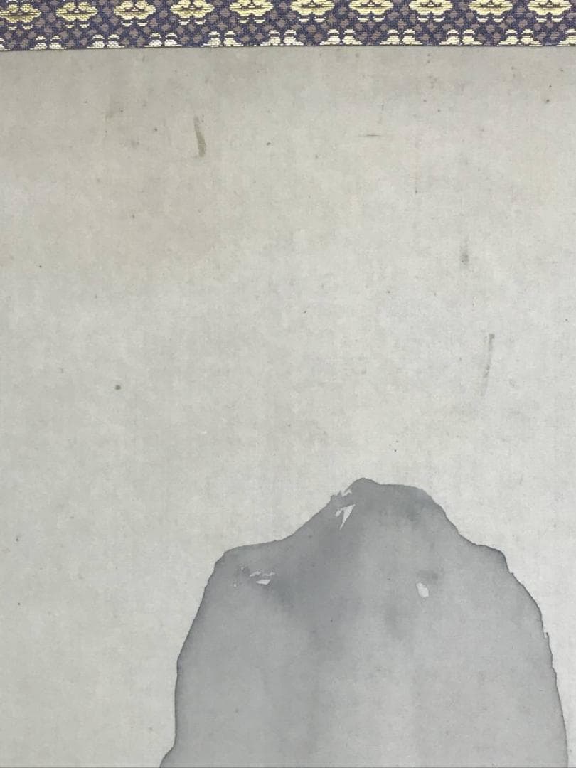 【真作】篠田豊岳/雲山探句/渓山人物図/山水図/掛軸/名家伝来/AD-833