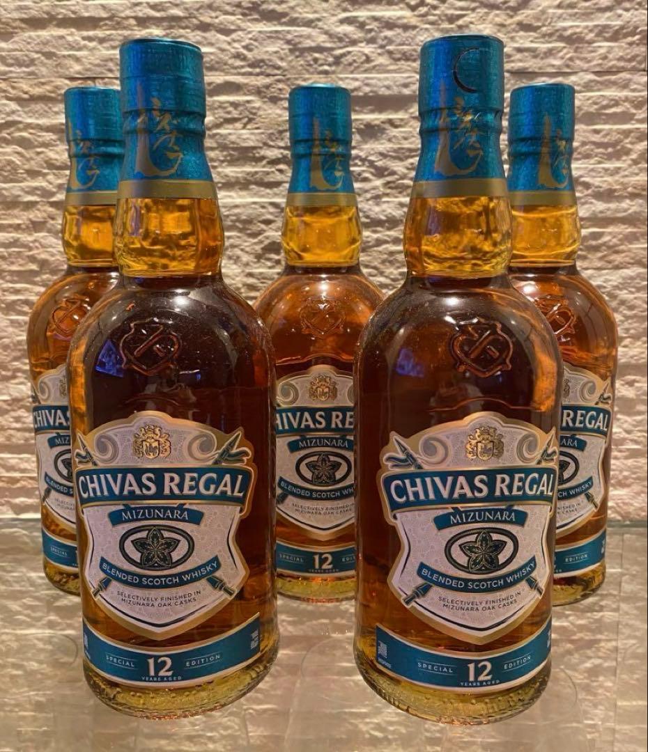 CHIVAS REGAL MIZUNARA 12年 700ml ５本