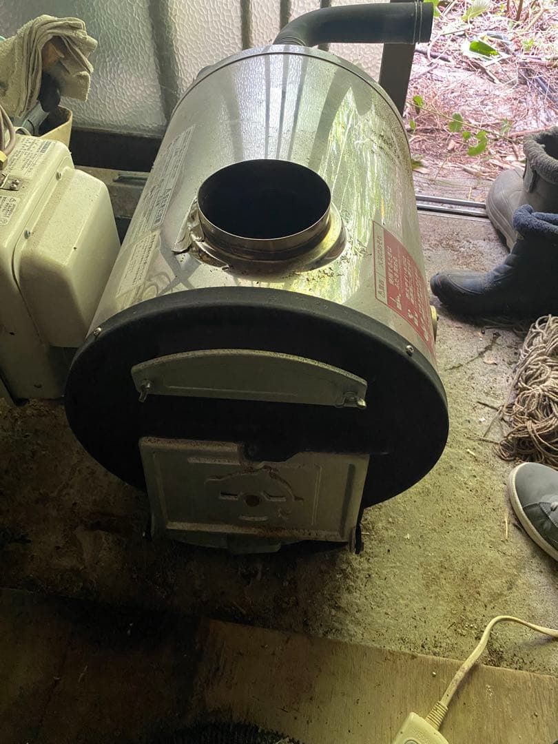 長府風呂釜ボイラー　薪、灯油兼用タイプ