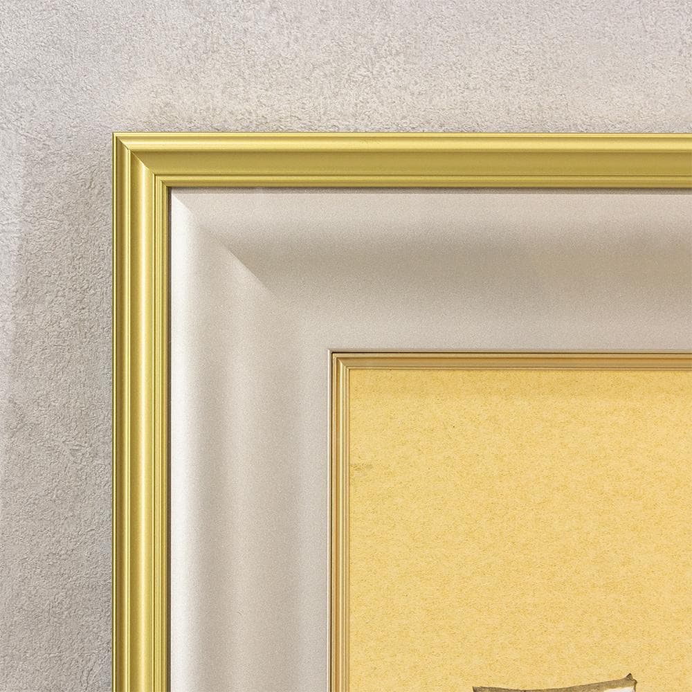 額装 色紙 橋本明治 干支 戌 犬 橋本弘安シール 文化勲章受章者