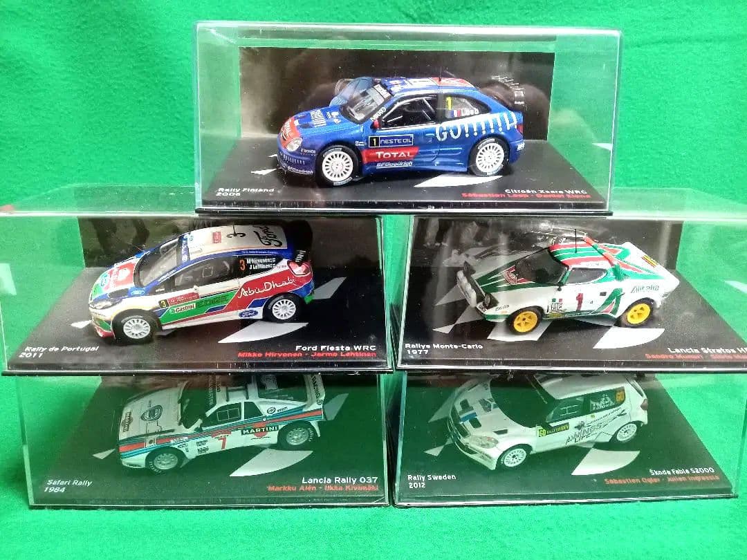 1/43 ラリーミニカーセット 5台