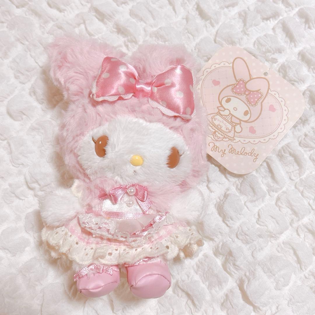 マイメロディ　スイートラブリーシリーズ　マイメロ　マスコット　ぬいぐるみ