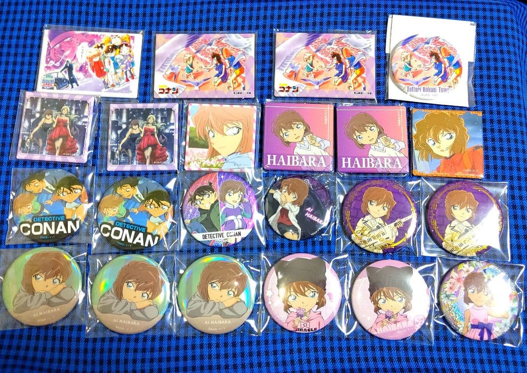 名探偵コナン 缶バッジ 22点 まとめ売り