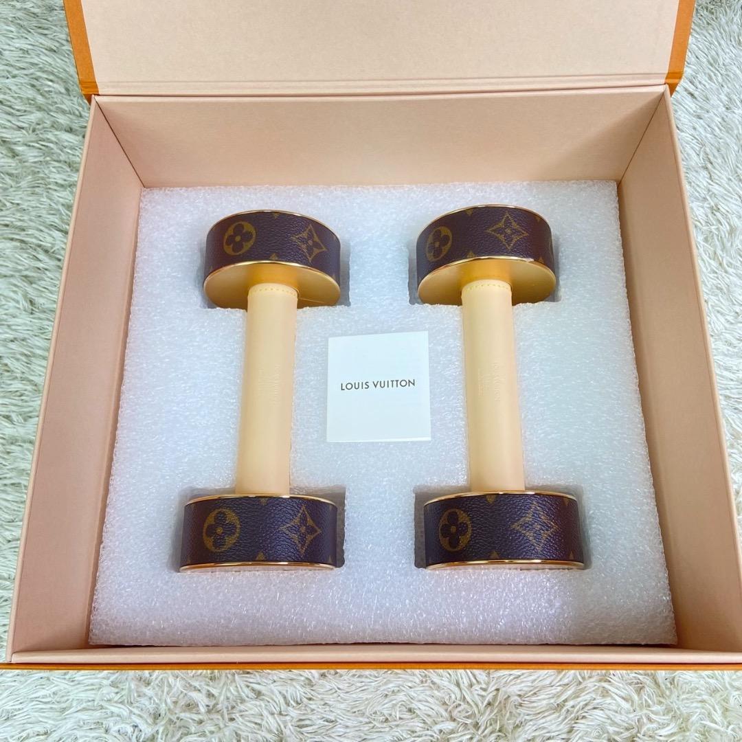 【フィルム付未使用】LOUIS VUITTON 最高級インテリア ダンベルセット