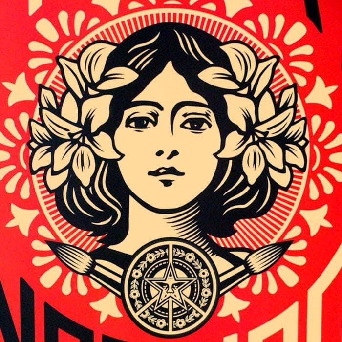 額装品/Art Not War 2005年/ポスター obey