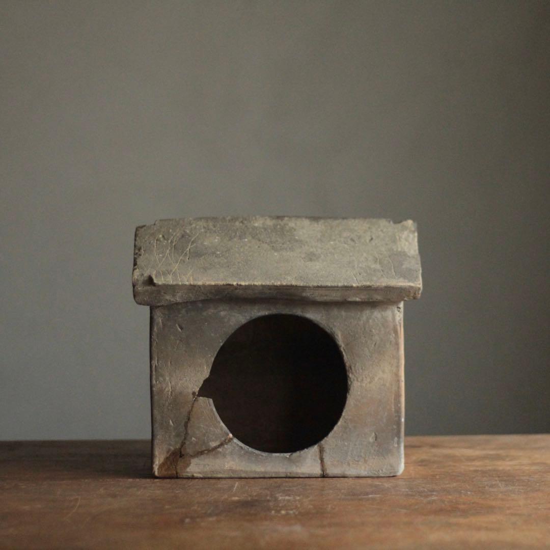 古い 瓦厨子 古美術 古道具 アンティーク 瓦質厨子 瓦質祠