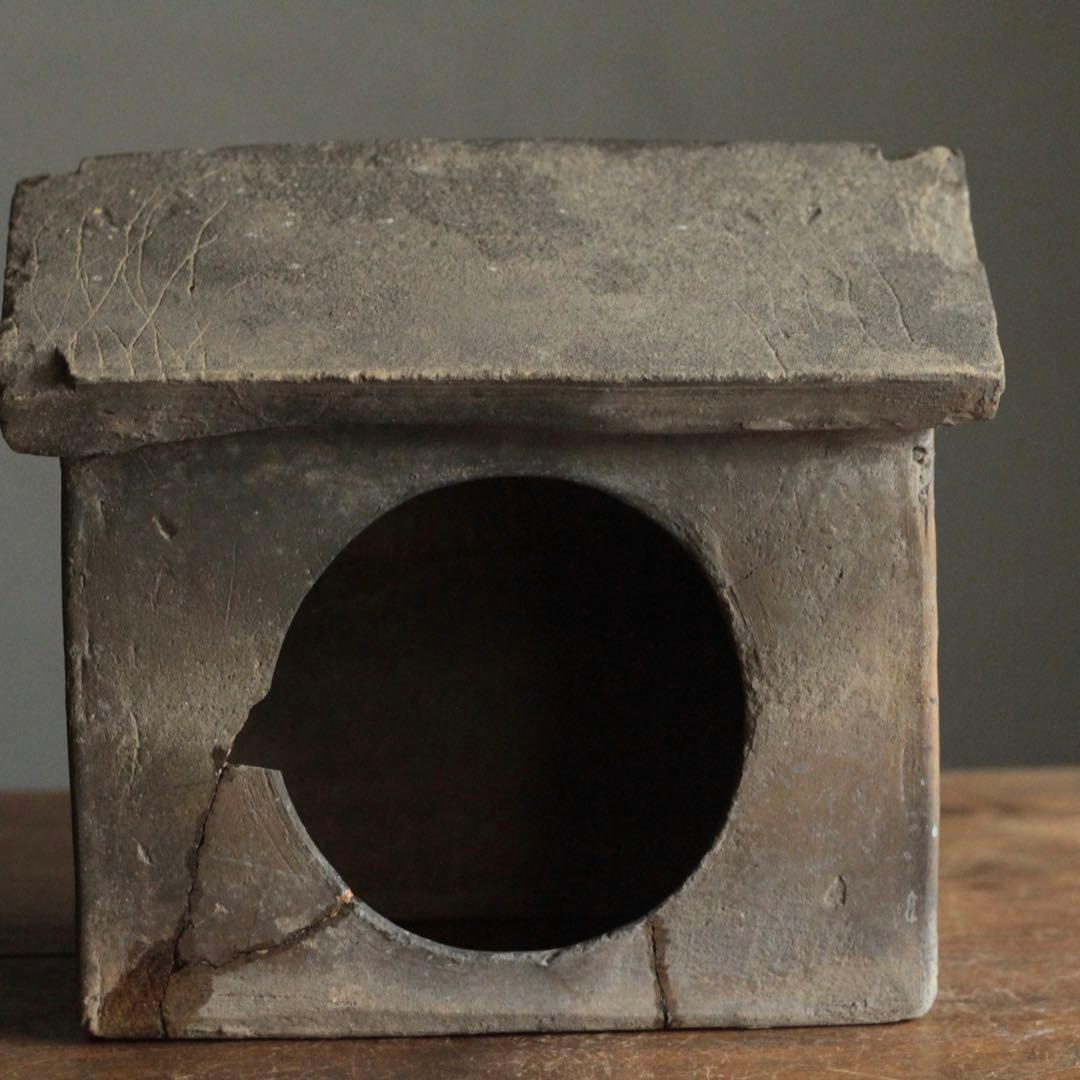 古い 瓦厨子 古美術 古道具 アンティーク 瓦質厨子 瓦質祠