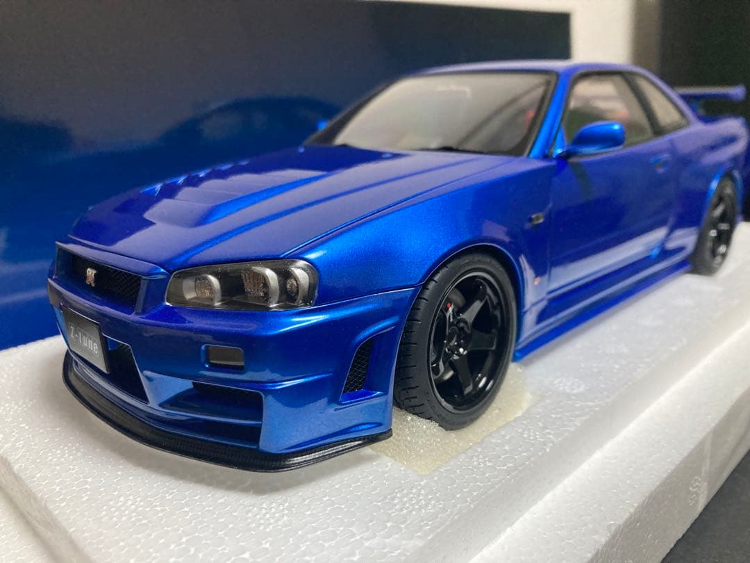 オートアート　1/18 ニスモ R34 GT-R Z-tune ベイサイドブルー