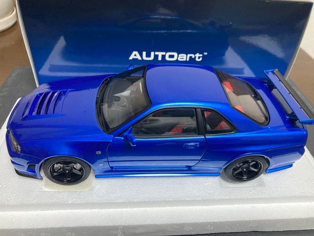 オートアート　1/18 ニスモ R34 GT-R Z-tune ベイサイドブルー