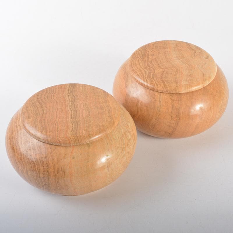 囲碁　碁石　天然石　瑪瑙碁石　玉石　碁笥　一套　D　R7203B