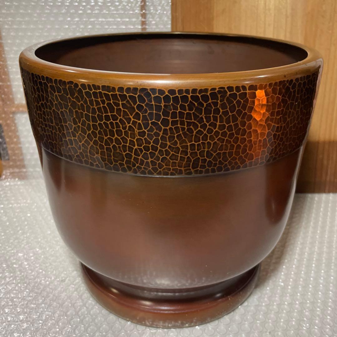 銅器手悟火鉢 壱対 昭和 レトロ 2点