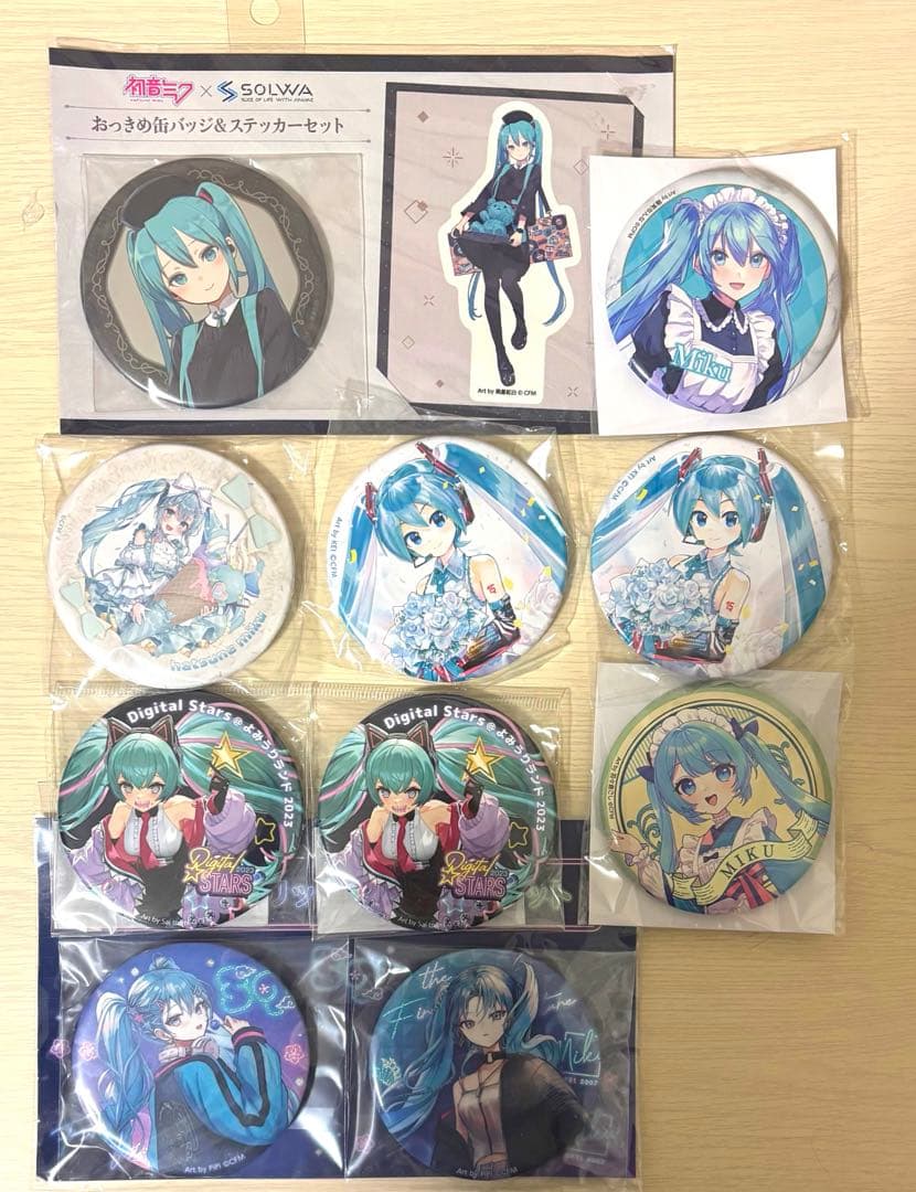 初音ミク 缶バッジ まとめ売り 楽天コレクション デジスタ