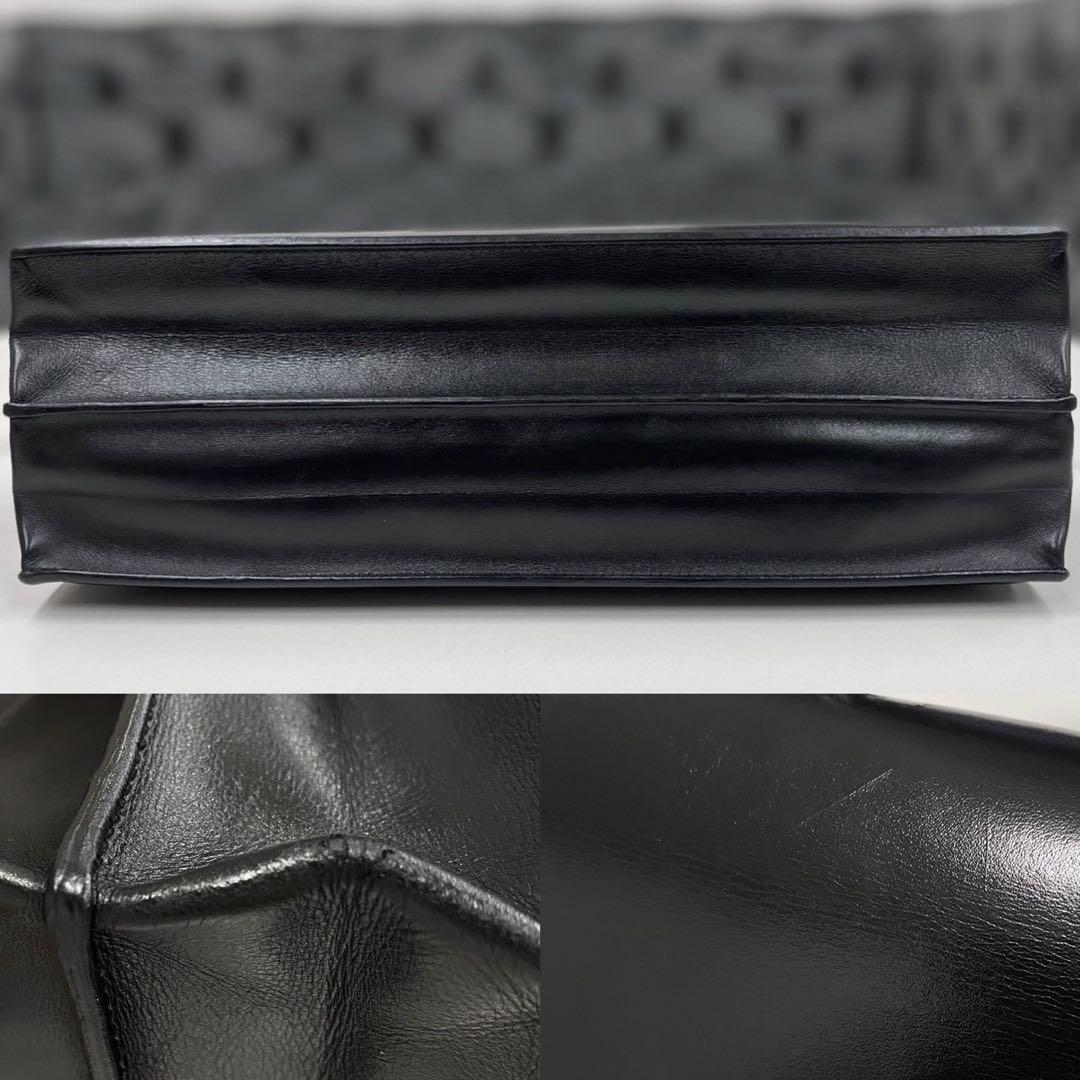 エルメス　ケリーデペッシュ38　ボックスカーフ　黒　ビジネスバッグ　□K刻印