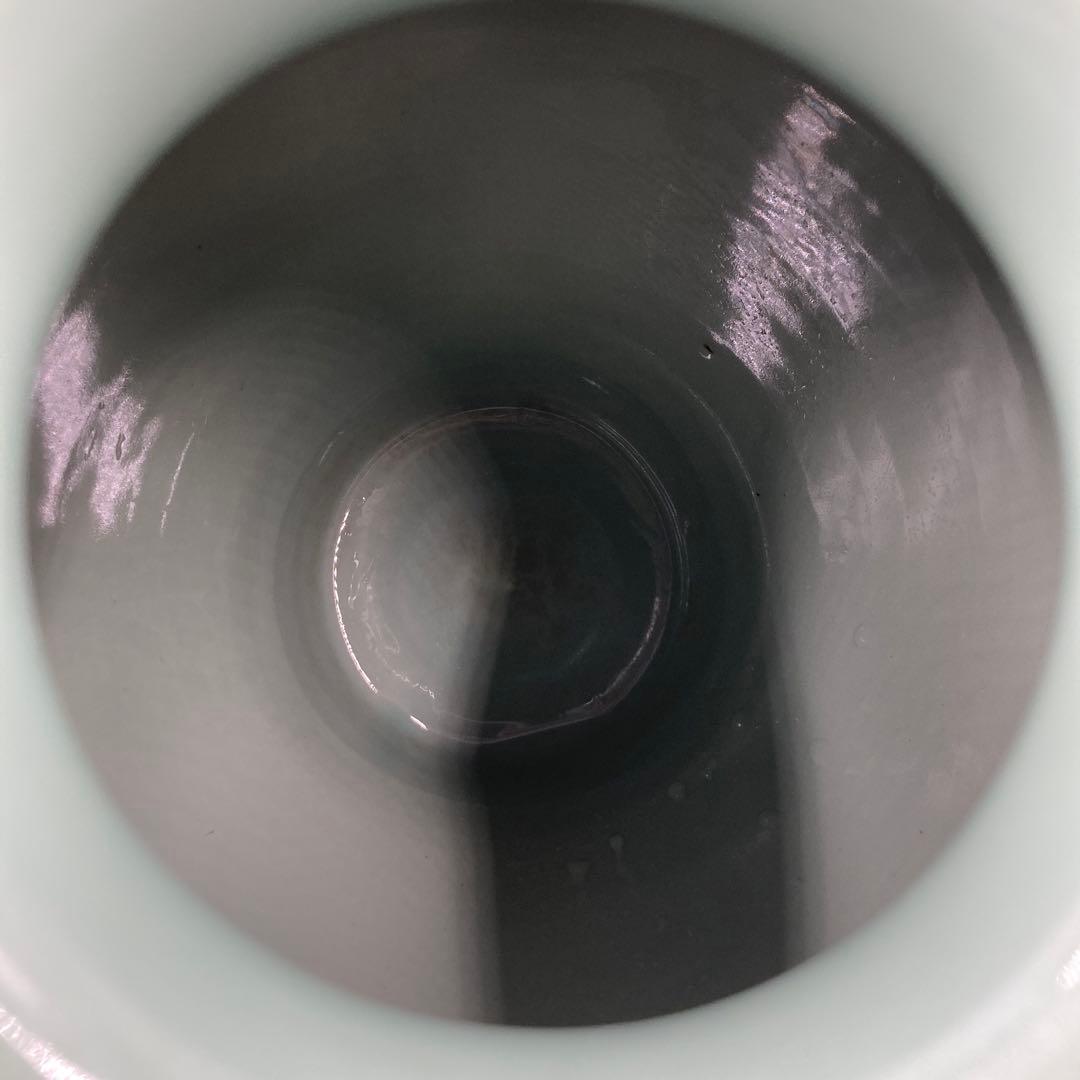 初代 宮永東山 明治−大正 青磁　(保管番号) Xガ7798