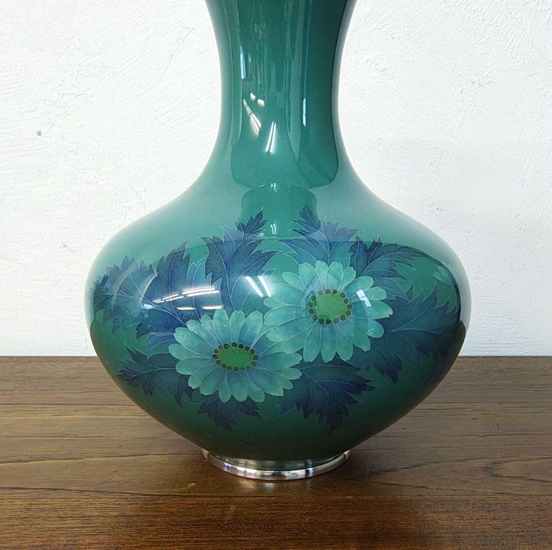 田村幸夫　尾張七宝　花瓶