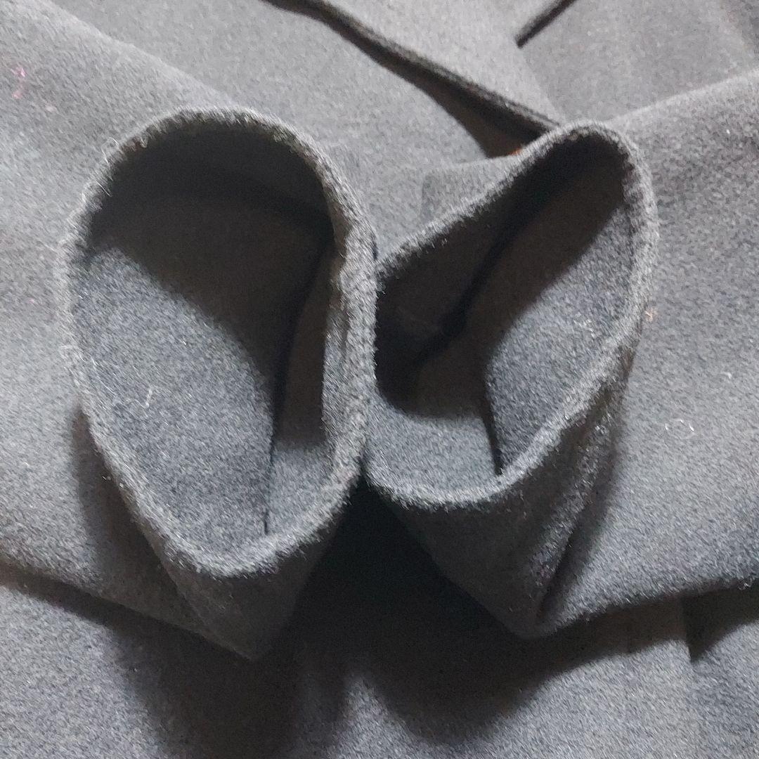 アダムエロペ　オーバーサイズ　チェスターコート　シルク混　ダブル　ロングコート