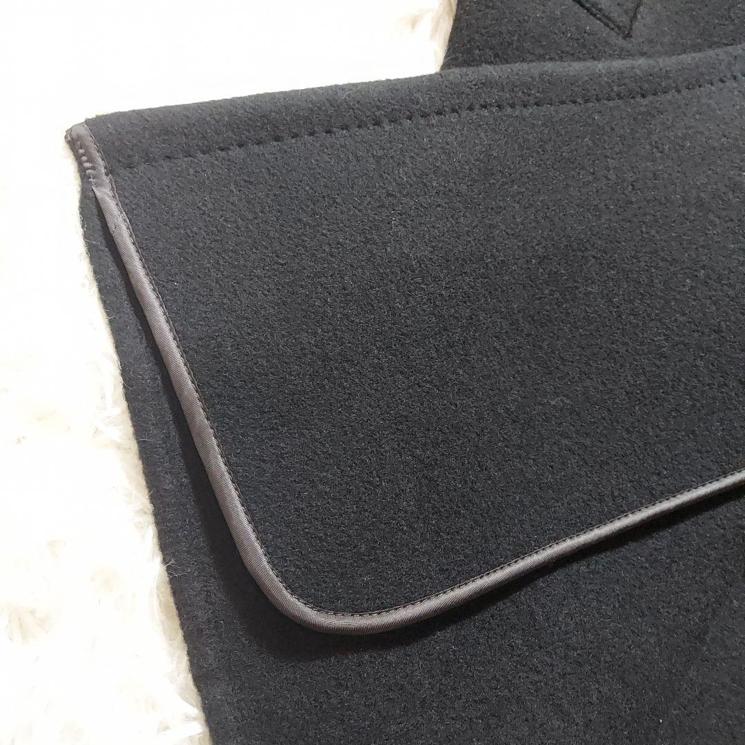 アダムエロペ　オーバーサイズ　チェスターコート　シルク混　ダブル　ロングコート