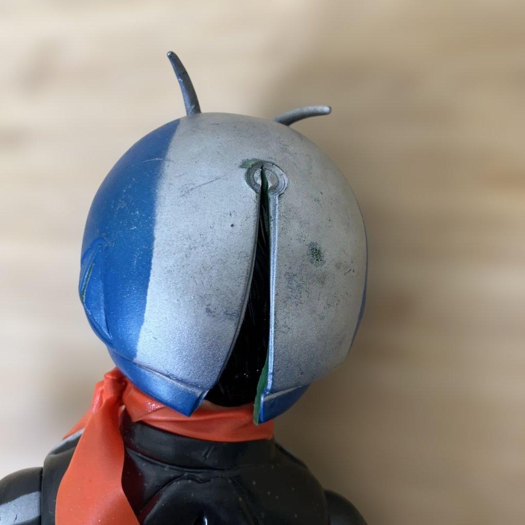 L*H様 希少レア 旧バンダイ 仮面ライダー 2号 ソフビ フィギュア 当時物