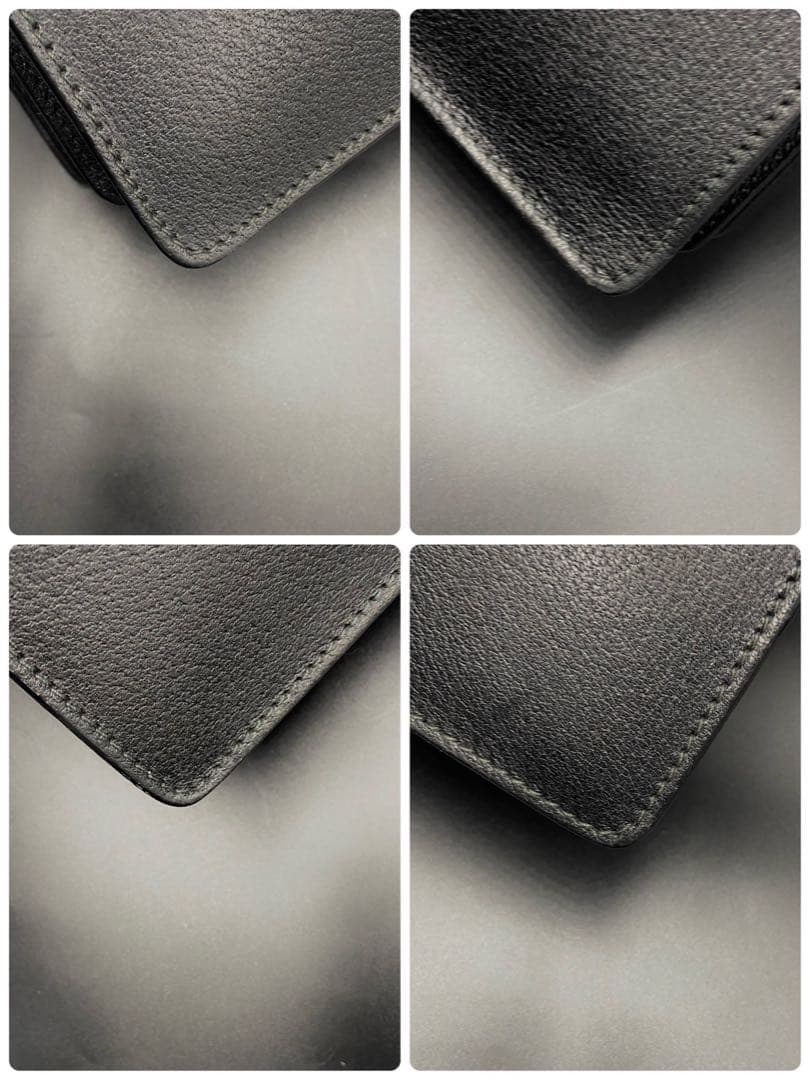 【美品】グッチ ビジネスバッグ A4収納可能 ブラック レザー