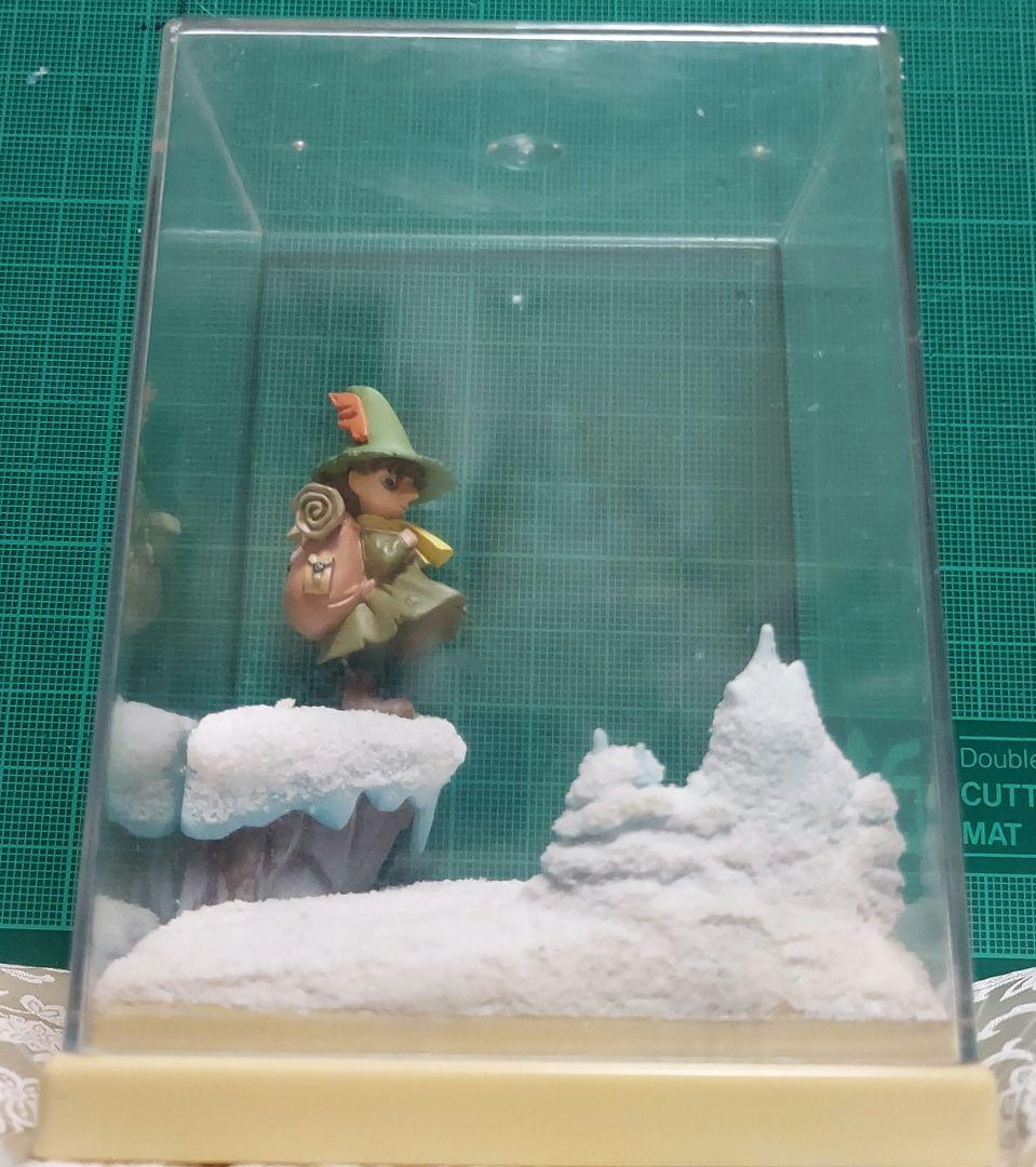 海洋堂　ムーミンヴィネットフィギュア　ムーミン谷の冬　改造ディスプレイ