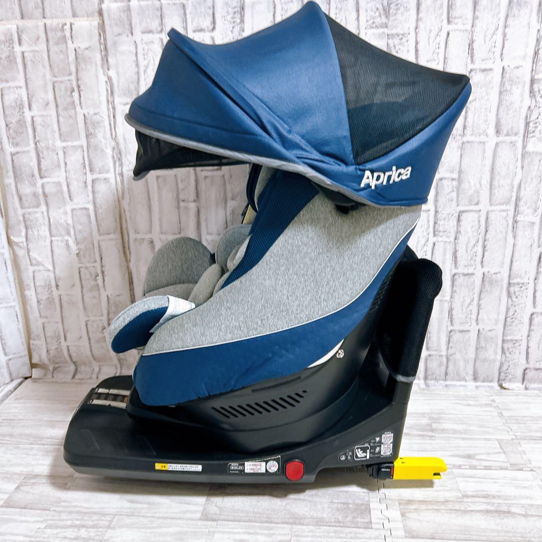 アップリカ クルリラプラス ISOFIX固定 回転式 ムーンライトオーシャン