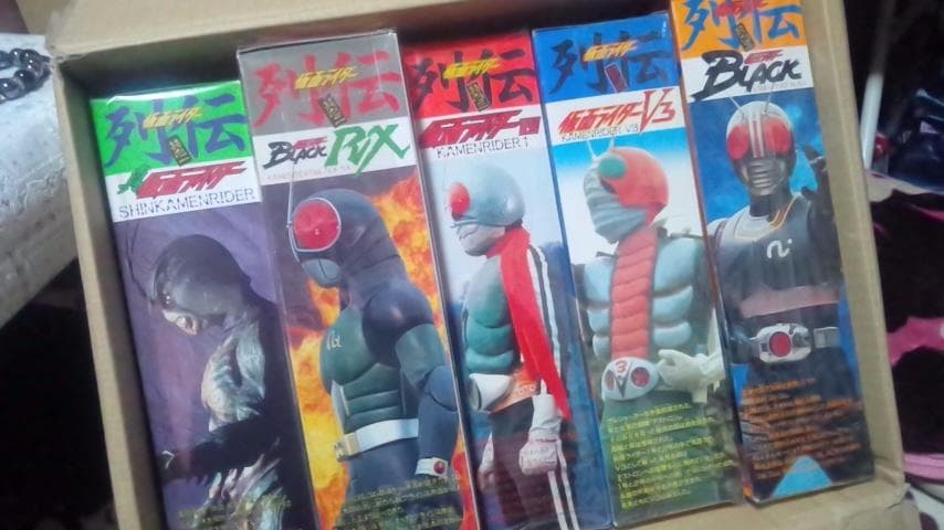 仮面ライダー列伝！5体セット！石ノ森章太郎