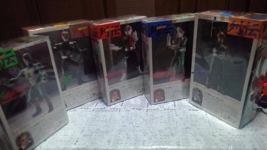 仮面ライダー列伝！5体セット！石ノ森章太郎