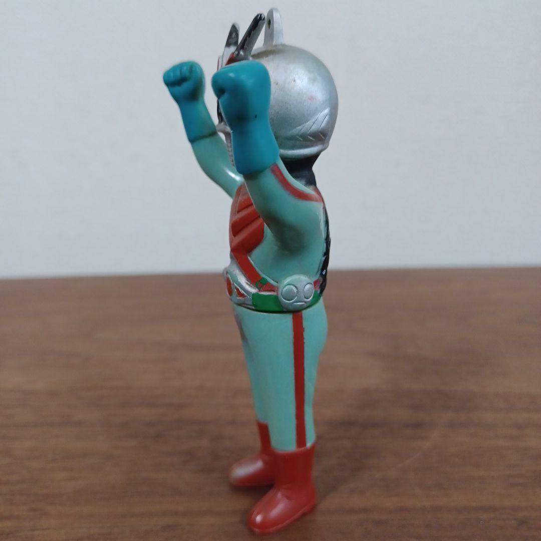 当時もの　ポピー製　仮面ライダー５種　希少ソフビペンダントトップ （チェーン無）