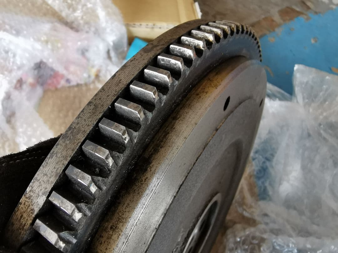 サニトラ（B122） フライホイール、リングギヤ、バックプレート