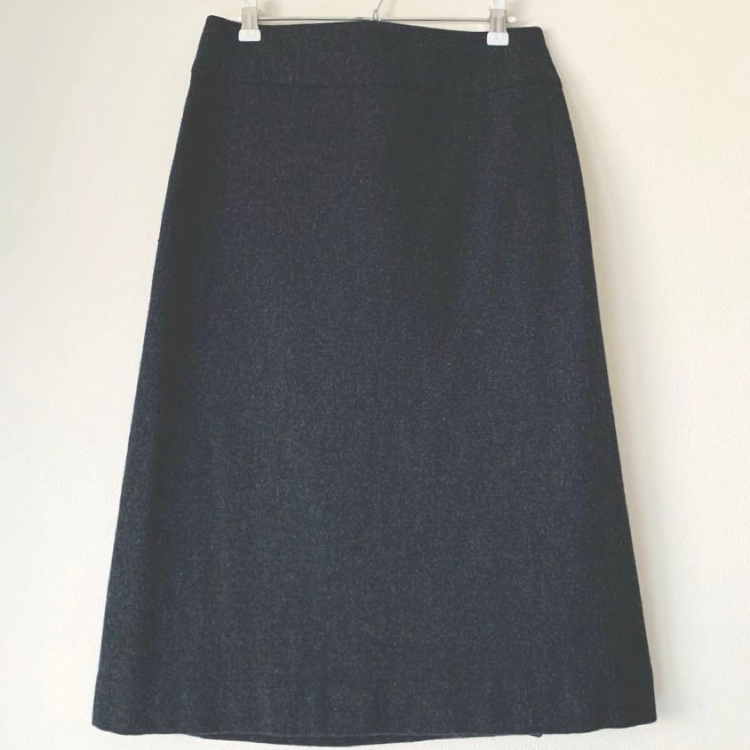 新品未使用タグ付き✨マーガレットハウエル 日本製 ウールスカート ダークグレー
