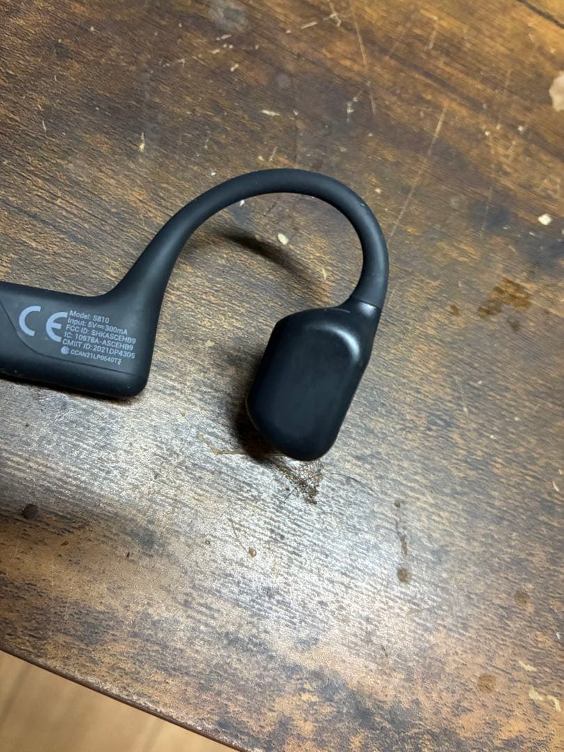 SHOKZ 骨伝導イヤホン ブラック