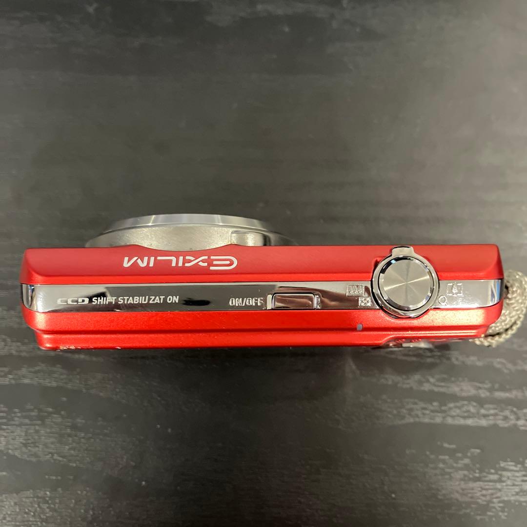 CASIO EXILIM 赤 16.1メガピクセル コンパクトデジタルカメラ