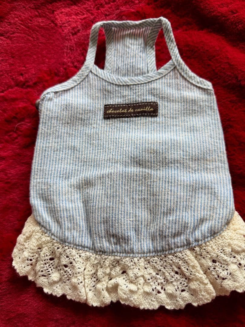 アトリエgg ブルーストライプワンピース　18号