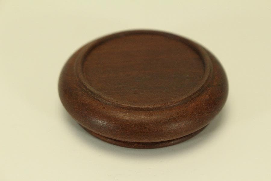 文房具 朱泥 魚紋 筆洗 匙 台付(LC981)