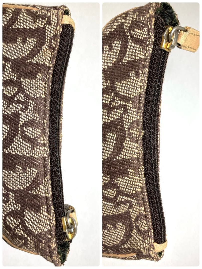 良品　クリスチャンディオール　トロッター　サドル　ケース　ミニポーチ